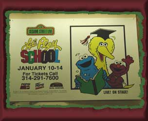 Sesame Street Performance Poster