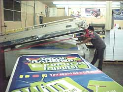 Gary printing Jolly Rancher 4 color signs